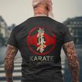 極真 Karate Kyokushin メンズTシャツ バックプリント 高齢者への贈り物