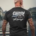 洗練されたレースカーモーターオイルグラフィック Papl3548 メンズTシャツ バックプリント 高齢者への贈り物