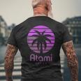 熱海 日本 レイセ メンズTシャツ バックプリント 高齢者への贈り物