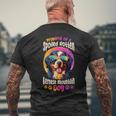 甘やかされて育った腐ったバーニーズマウンテンドッグ メンズTシャツ バックプリント 高齢者への贈り物