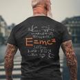 科学 E Mc² 式相対性理論 メンズTシャツ バックプリント 高齢者への贈り物