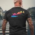 競艇 ボートレース ターン ビンテージ 面白いtシャツ メンズ おもしろ 面白 ネタ 面白グッズ 長袖tシャツ メンズTシャツ バックプリント 高齢者への贈り物