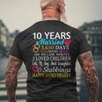 結婚10周年記念ギフト 結婚10周年 メンズTシャツ バックプリント 高齢者への贈り物