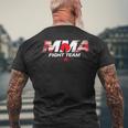 総合格闘技ファイトチーム メンズTシャツ バックプリント 高齢者への贈り物