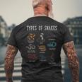 蛇の種類 蛇 蛇 ボア コブラ メンズTシャツ バックプリント 高齢者への贈り物