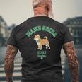 豆柴（柴犬） メンズTシャツ バックプリント 高齢者への贈り物