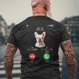 面白いtシャツ フレンチブルドッグ 着信 犬 イヌ メンズ グッズ かわいい おもしろ 面白い 服 ネタ メンズTシャツ バックプリント 高齢者への贈り物