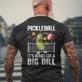 面白いピックルボールtシャツ It's Kind Of A Big Dill パドルボール メンズTシャツ バックプリント 高齢者への贈り物