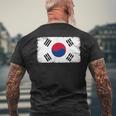 韓国軍 裏面 韓国国旗 メンズTシャツ バックプリント 高齢者への贈り物