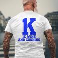 1Kコーチkボールドが勝ち、数え切れないほどのバスケットボール メンズTシャツ バックプリント 高齢者への贈り物