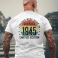 79歳ギフトtシャツ 1945年のベスト・オブ・レジェンド 1945年に誕生 メンズTシャツ バックプリント 高齢者への贈り物