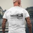 80年代 90年代 レトロな ヴェイパーウェイヴ 原宿 日本 村 メンズTシャツ バックプリント 高齢者への贈り物