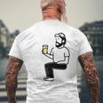 The Day Off メンズTシャツ バックプリント 高齢者への贈り物