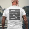 Everything Is Fine Trust Your Government 2026 メンズTシャツ バックプリント 高齢者への贈り物