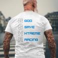 Gixxer、Evolution、Gsxr、ロードレース、オートバイ、オートバイ、バイク。 メンズTシャツ バックプリント 高齢者への贈り物