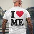I Love Me 長袖tシャツ メンズTシャツ バックプリント 高齢者への贈り物