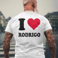 I Love Rodrigo メンズTシャツ バックプリント 高齢者への贈り物
