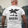 Madère Palmieracances Coucher Deoleil Plage Océan T-shirt imprimé au dos Cadeaux pour les vieillards