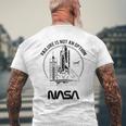 Nasa の失敗は許されない スペース シャトル メンズTシャツ バックプリント 高齢者への贈り物