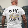 Officeurvivor かわいいアヒルの付箋 ユーモア 長袖tシャツ メンズTシャツ バックプリント 高齢者への贈り物