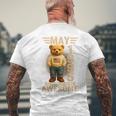 On Back 31歳 1995年5月 テディベア 31歳の誕生日 メンズTシャツ バックプリント 高齢者への贈り物