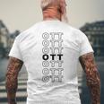 Ott Proud Family レトロ 再会 姓 姓 メンズTシャツ バックプリント 高齢者への贈り物