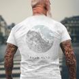 Palo Alto カリフォルニア コーディネート 地図 故郷 メンズTシャツ バックプリント 高齢者への贈り物