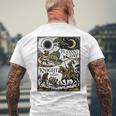 Peasant By Day Knight By Night ルネッサンスフェア ファニー カエル メンズTシャツ バックプリント 高齢者への贈り物