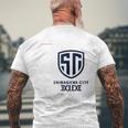 Shinagawa CityExe_91_落合知也 メンズTシャツ バックプリント 高齢者への贈り物