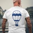 Simple Hot Air Balloon 熱気球 面白い シンプル ミニマリスト 気球 熱気球 メンズTシャツ バックプリント 高齢者への贈り物