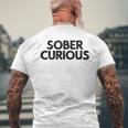Sober Curious Lifestyle メンズTシャツ バックプリント 高齢者への贈り物