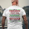 Sono Una Figlia Testarda Perchéonoiziata Da Un Papà Pazzo T-shirt da uomo con stampa posteriore Regalos para ancianos