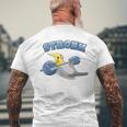 Stronk オカメインコ フィットネス オウム ワークアウト オカメインコ 鳥 ミーム メンズTシャツ バックプリント 高齢者への贈り物