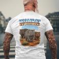 Wombat ヴィンテージ 70年代 90年代 レトロ ウォンバット 動物愛好家 ウォンバット メンズTシャツ バックプリント 高齢者への贈り物