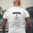 【山田全自動】【カラバリ】御成敗式目（Goseibaishikimoku） メンズTシャツ バックプリント 高齢者への贈り物