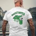 かわいいワニのクロコダイルグラフィックジャングルtシャツtシャツ メンズTシャツ バックプリント 高齢者への贈り物