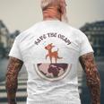 かわいいヴィンテージオカピレトロデザイン、オカピ メンズTシャツ バックプリント 高齢者への贈り物