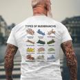 ウミウシ種 科学 海洋生物学 古生物学 メンズTシャツ バックプリント 高齢者への贈り物