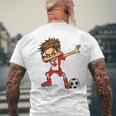 カナダ代表サッカー Canadaoccer Jersey カナダ国旗 メンズTシャツ バックプリント 高齢者への贈り物