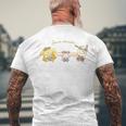 キッズ ポムポムプリン ポチャッコ シナモロール ポーズ メンズTシャツ バックプリント 高齢者への贈り物