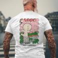 キャスパー 映画 クラシック レトロ コミック スタイル メンズTシャツ バックプリント 高齢者への贈り物