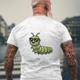 キャタピラー ごっこ おもしろキャタピラー メンズTシャツ バックプリント 高齢者への贈り物