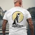 ケープペンギン African Penguin メンズTシャツ バックプリント 高齢者への贈り物
