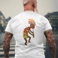 ココペリネイティブアメリカンtシャツ スモールプリント メンズTシャツ バックプリント 高齢者への贈り物