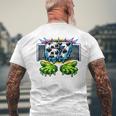 サッカー 67 シックスセブンファニージェンアルファミームドリップ メンズTシャツ バックプリント 高齢者への贈り物