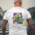 ザ・スーパーマリオギャラクシー・ムービー Toad And Yoshi Galaxy Fun メンズTシャツ バックプリント 高齢者への贈り物