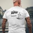 ジェネシス・フォックストロットの絵 メンズTシャツ バックプリント 高齢者への贈り物