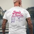 ジャニス・ジョプリン・アメリカン・ツアー1970 メンズTシャツ バックプリント 高齢者への贈り物