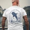 ジンベイザメ イザヤ 43 2 オーシャン 聖書 詩 アート 背面 メンズTシャツ バックプリント 高齢者への贈り物