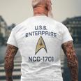スタートレック オリジナルシリーズ エンタープライズ デルタ 長袖tシャツ メンズTシャツ バックプリント 高齢者への贈り物
